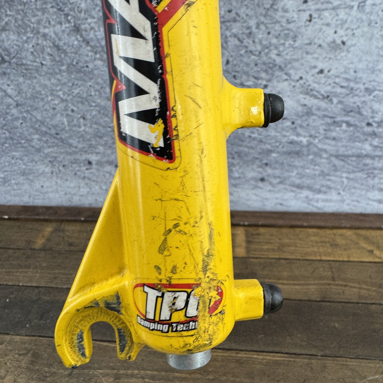 Vintage Manitou X-Vert E Suspension Fork 1 1/8″ 26″ MTB V-Brake TPC DISC Yellow