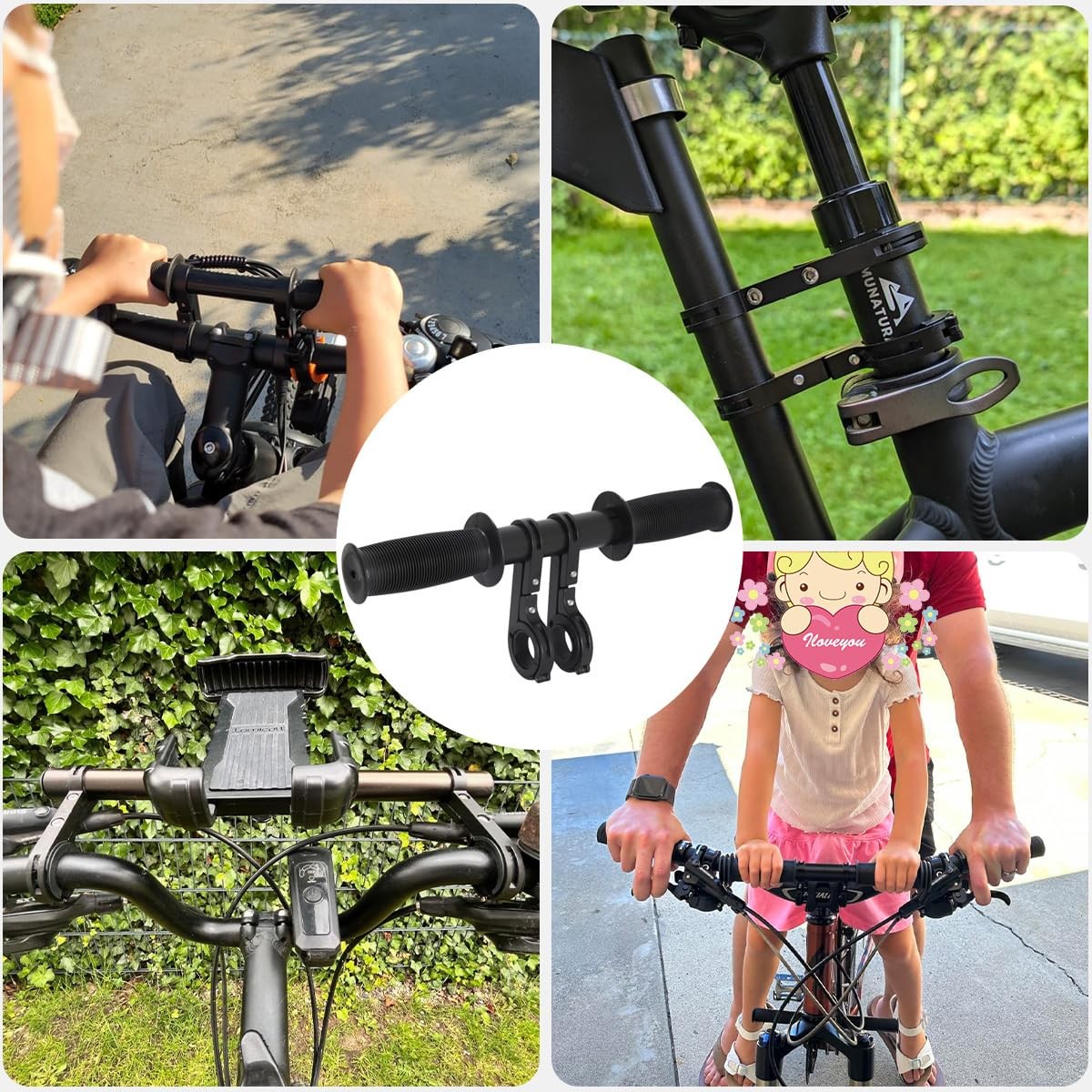 Kids Bike Handlebars Extender, 2 in 1 Child Bike Handlebar & Bicycle Handleba…