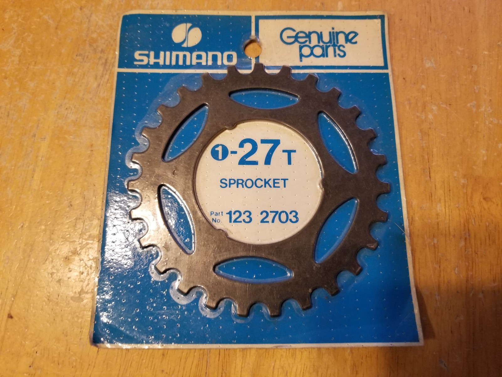 NOS Shimano 27T Freewheel Replacement Sprocket Black Finish 123 2703