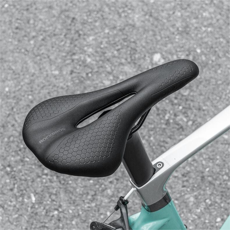 ROCKBROS Memory Foam Bike Seat Bicycle Saddle Padded Comfortable Soft Cushion