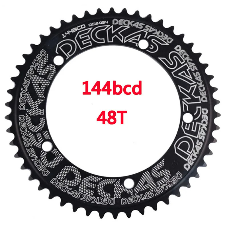 144BCD Fixed Gear Round Chainring Track Bike 44T-58T Single Speed Chainwheels