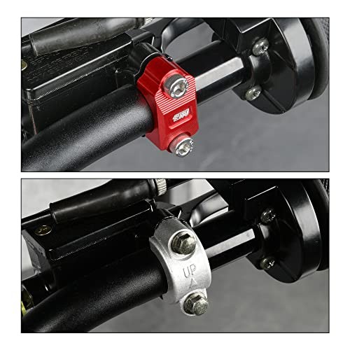 CNC Motorcycle clamp 7/8 inch Dirt Bike Brake Lever Holder Clamp 1 1/8 Black