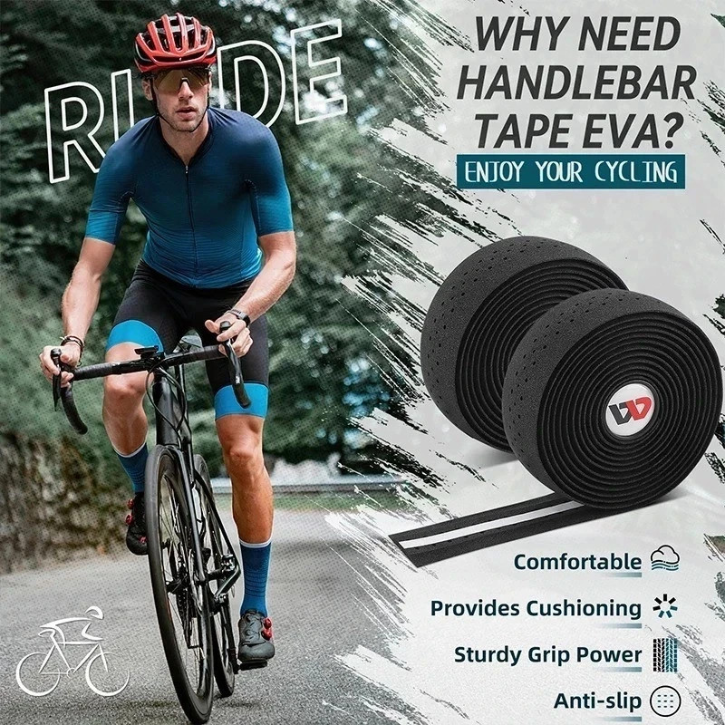 Bike Handlebar Tape Non-Slip Road Bicycle Grip Wrap Cycling Bar Tape Outdoor
