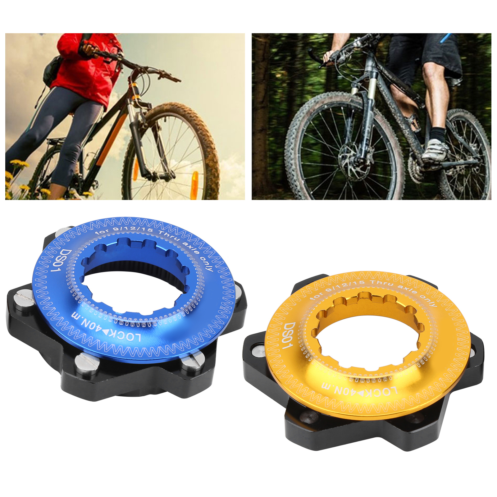 6Bolt Center Lock Adapter Disc Brake Rotor Conversion for Bike