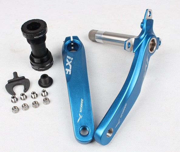 MTB Road Bike Crankset crank arm 170mm BB Narrow Wide Single Chainring 32 34T