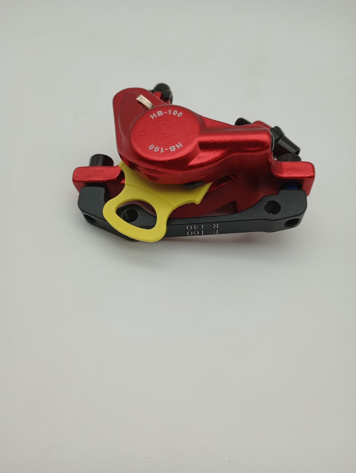 Hydraulic Disc Brake Calipers for Mountain Bikes – Front & Rear Set, Red, XTech