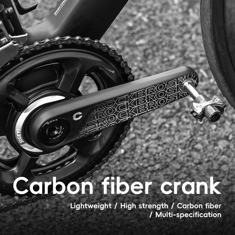 ROCKBROS Road Bike Carbon Fiber Crank Arm 110BCD Lightweight Crankset
