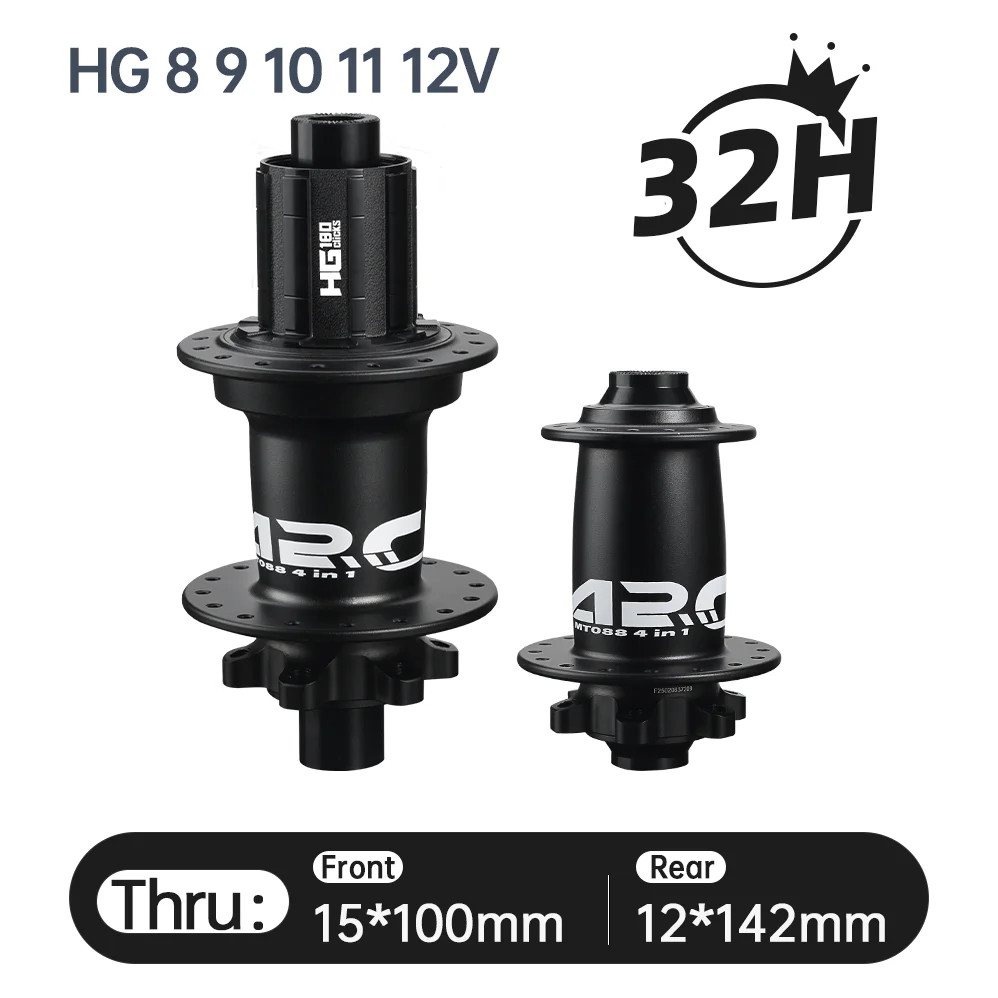 180 Clicks Bicycle Hub 32Holes 6 Bolts Disc Brake for HG XD MS Mountain Bike Hub