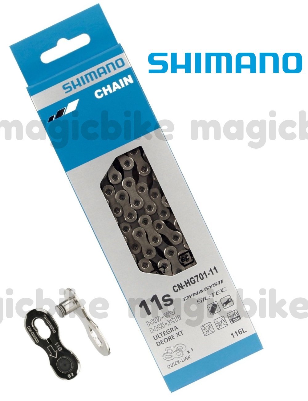 Shimano 11-speed (CN-HG701-11) 116L w/Quick-Link Chain NIB