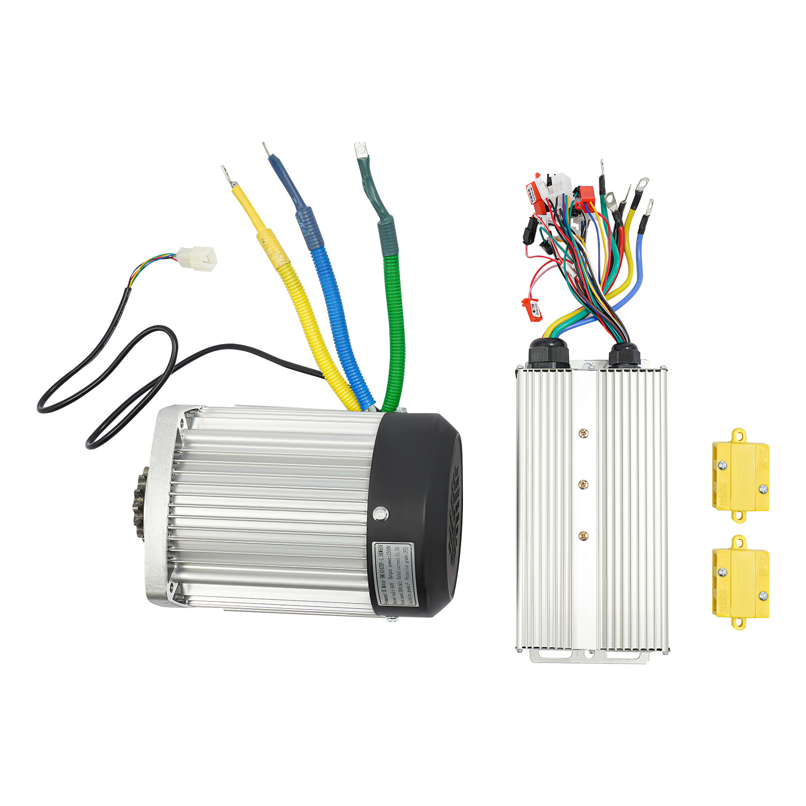 1500W 60V Permanent DC Motor Kit with Controller 65A For Electric Scooter E-bike