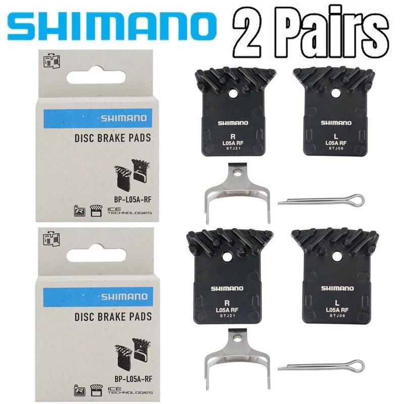 2 Pair Shimano L05A Resin Disc Brake Pads ICE-TECH Road Bike Pad fit L04C L05A
