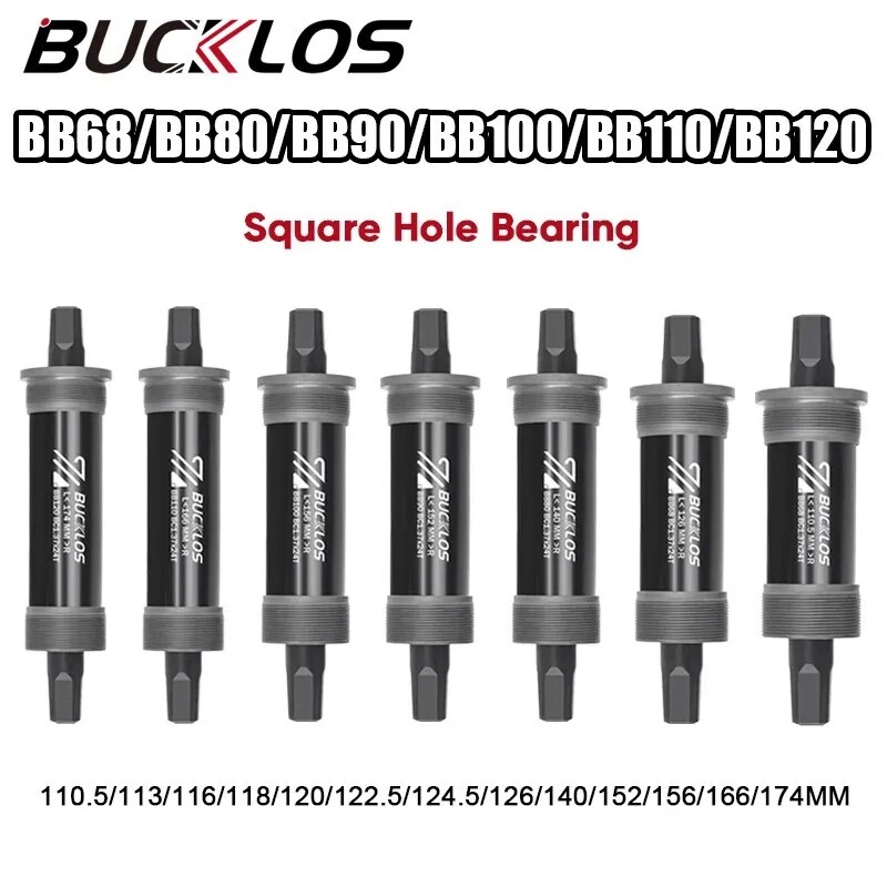 Bicycle Square Taper Bottom Bracket BB68/80/90 MTB Folding Bike Sealed Bearings