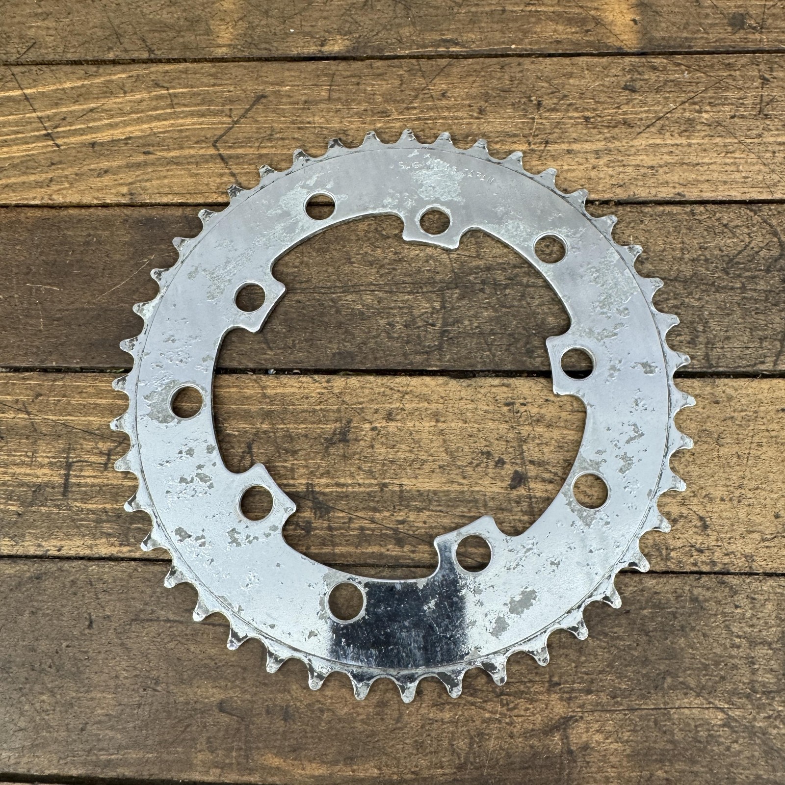 Vintage Sugino 43T BMX Chainring 110 BCD Chrome Old School 80s Japan 43 Tooth