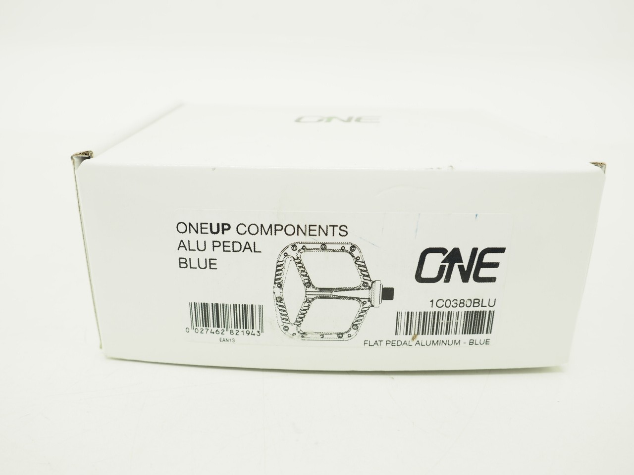 New! OneUp Components Flat Aluminum MTB Bicycle Platform Pedal Blue