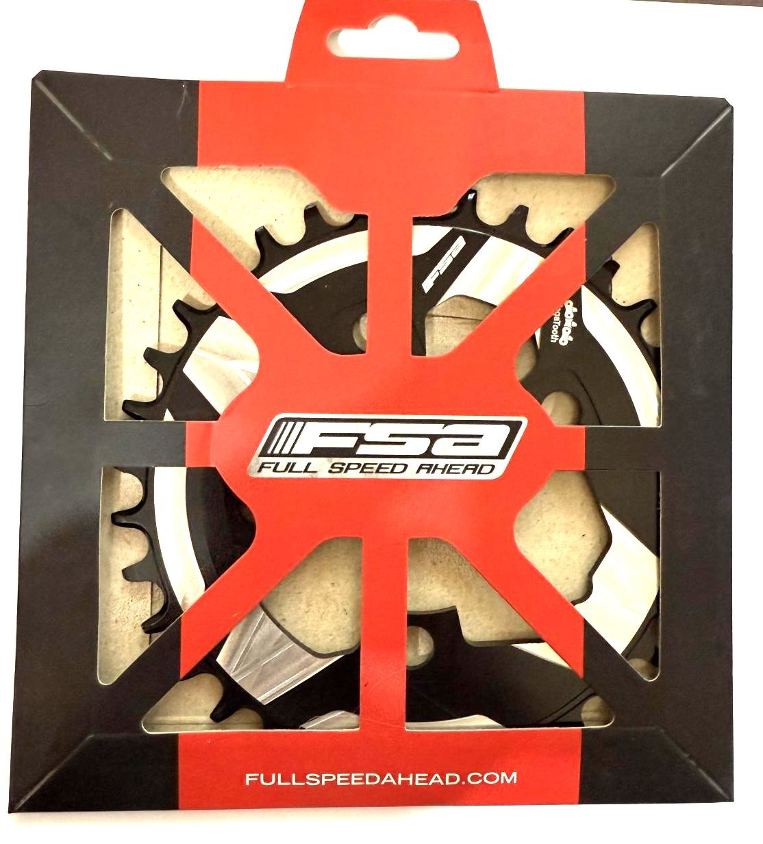 FSA K-Force MTB ABS BCD76 34 tooth Alloy MTB 4 Bolt Bike 1×11 Chainring WB335