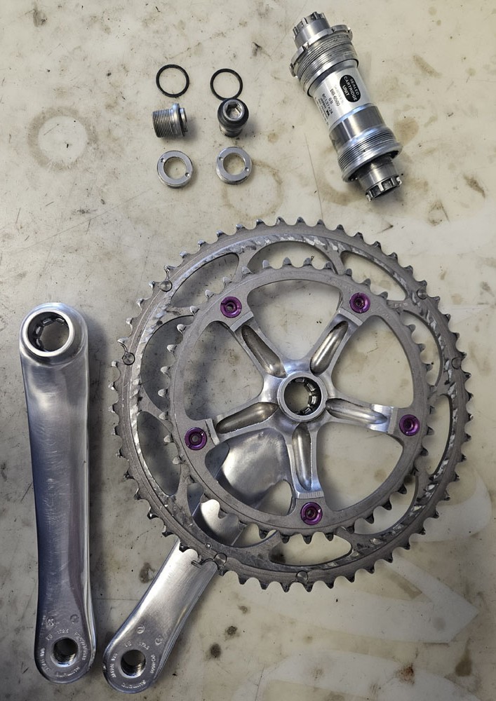Shimano Ultegra FC-6500 Double Crankset, 172.5mm Arms, 53/39t, 130 BCD, Octalink