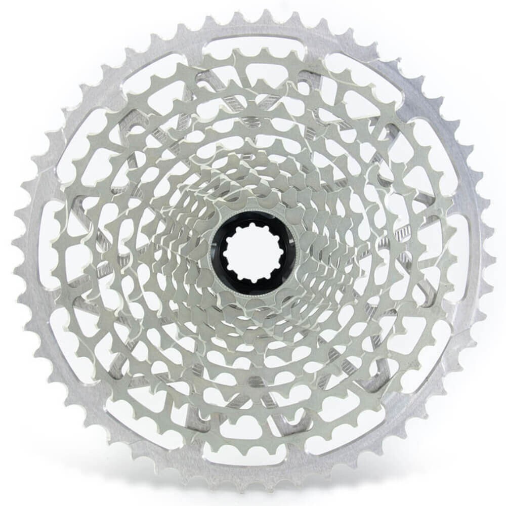 Garbaruk Shimano HG 12-Speed MTB Cassette. Silver. 11-52T
