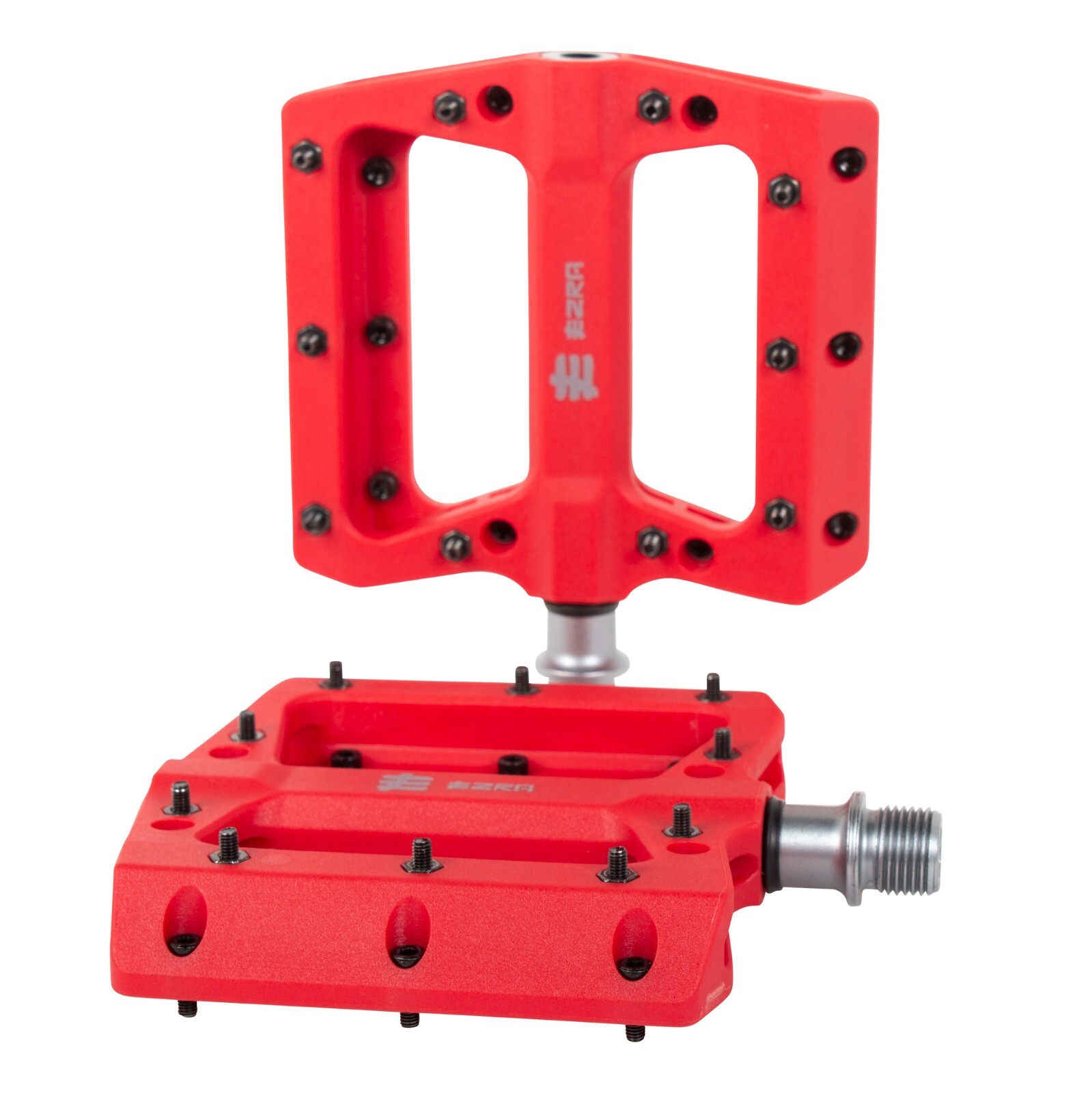 EZRA BMX Flats Plus Bike Pedal – 9/16″ Chromoly Sealed Axle – Metal Pins