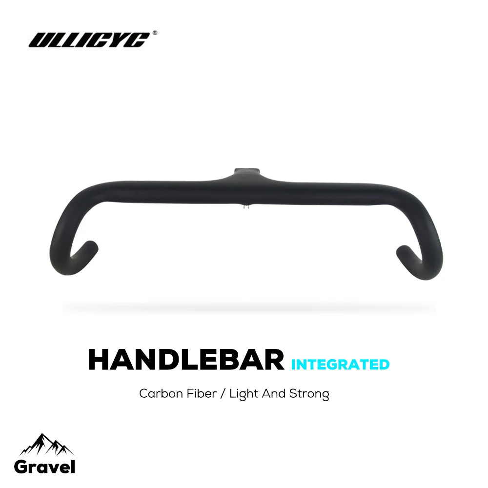 Carbon Bike Internal Wiring Integrated Drop Bar for 28.6mm Fork Tube with Spacer