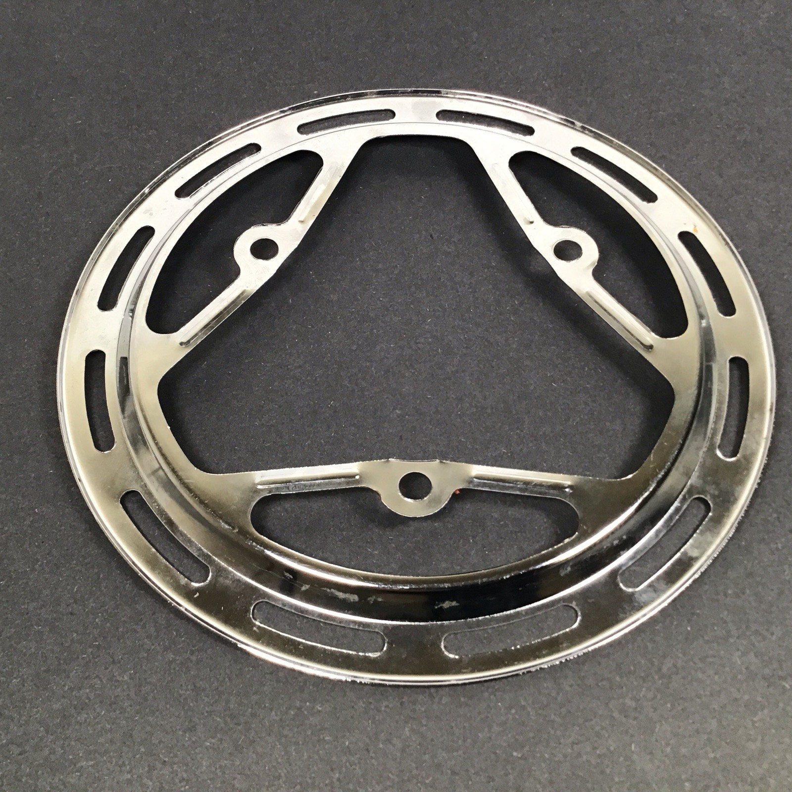 Nervar 3-Bolt Chainring Guard Protector NOS Chromed Steel NOS Vintage Peugeot