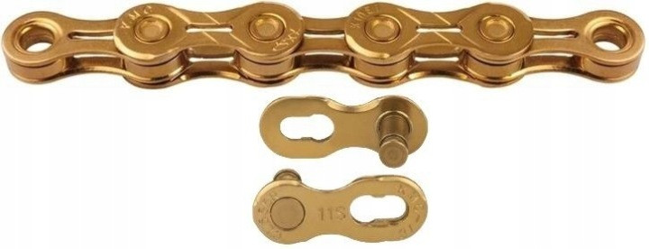 KMC X10EL Ti-N Gold 10 Speed Chain 114 Links Super Light Shimano SRAM Campagnolo