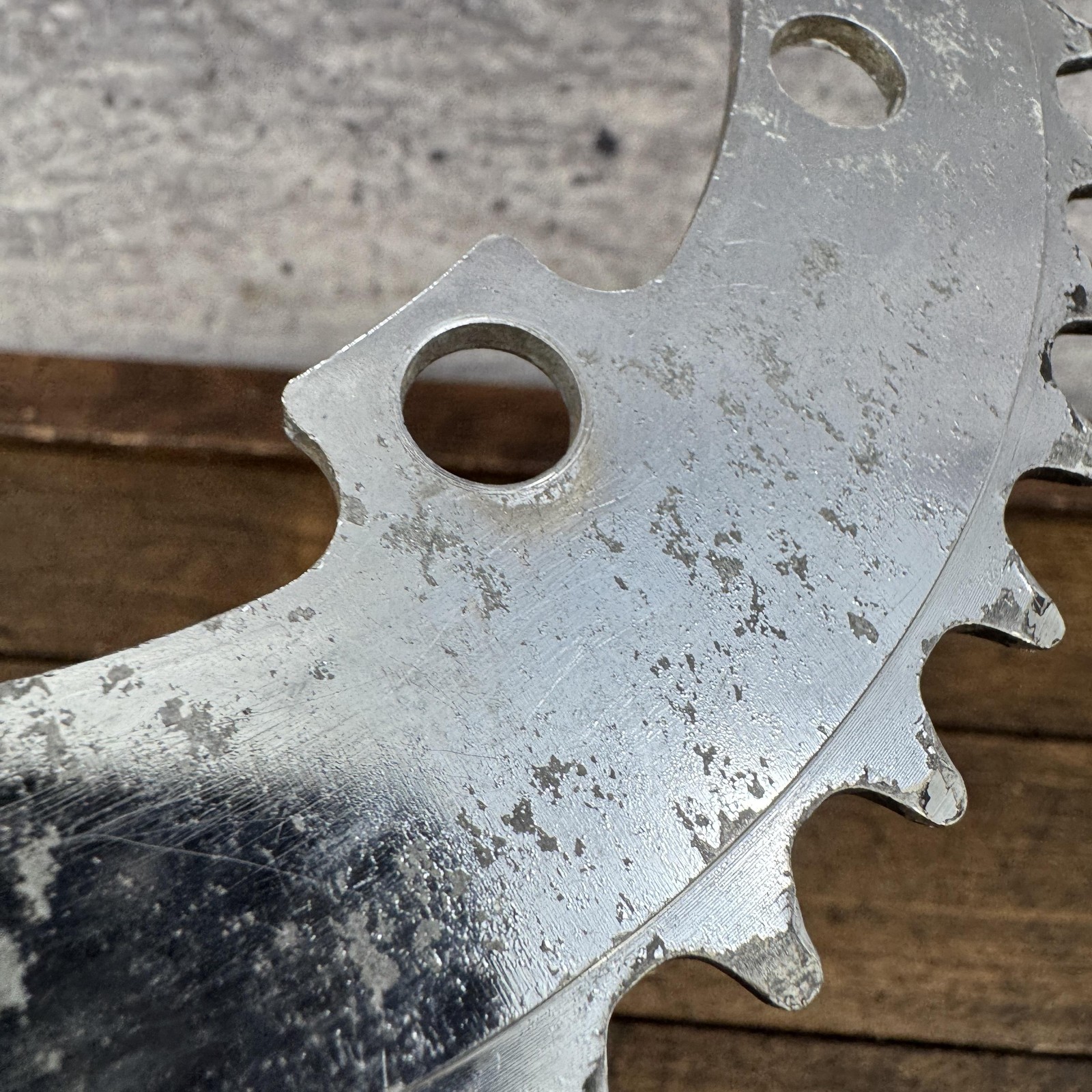 Vintage Sugino 43T BMX Chainring 110 BCD Chrome Old School 80s Japan 43 Tooth
