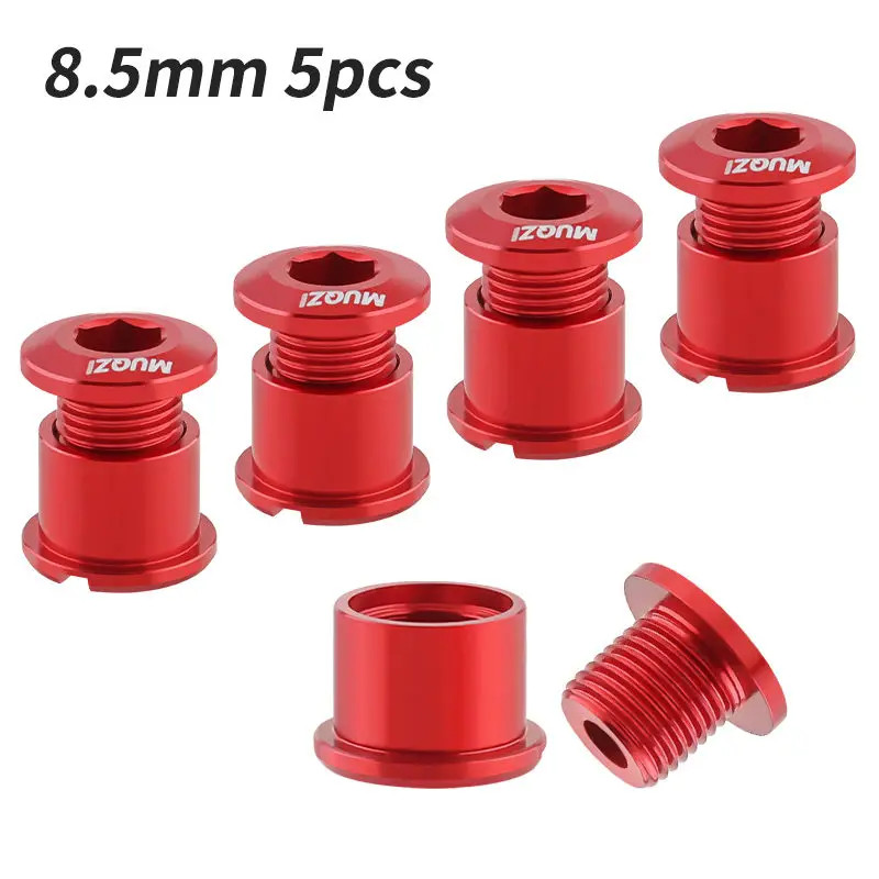4/5pcs Bike Chainring Bolts MTB Road Crank Single Double Chain Screws