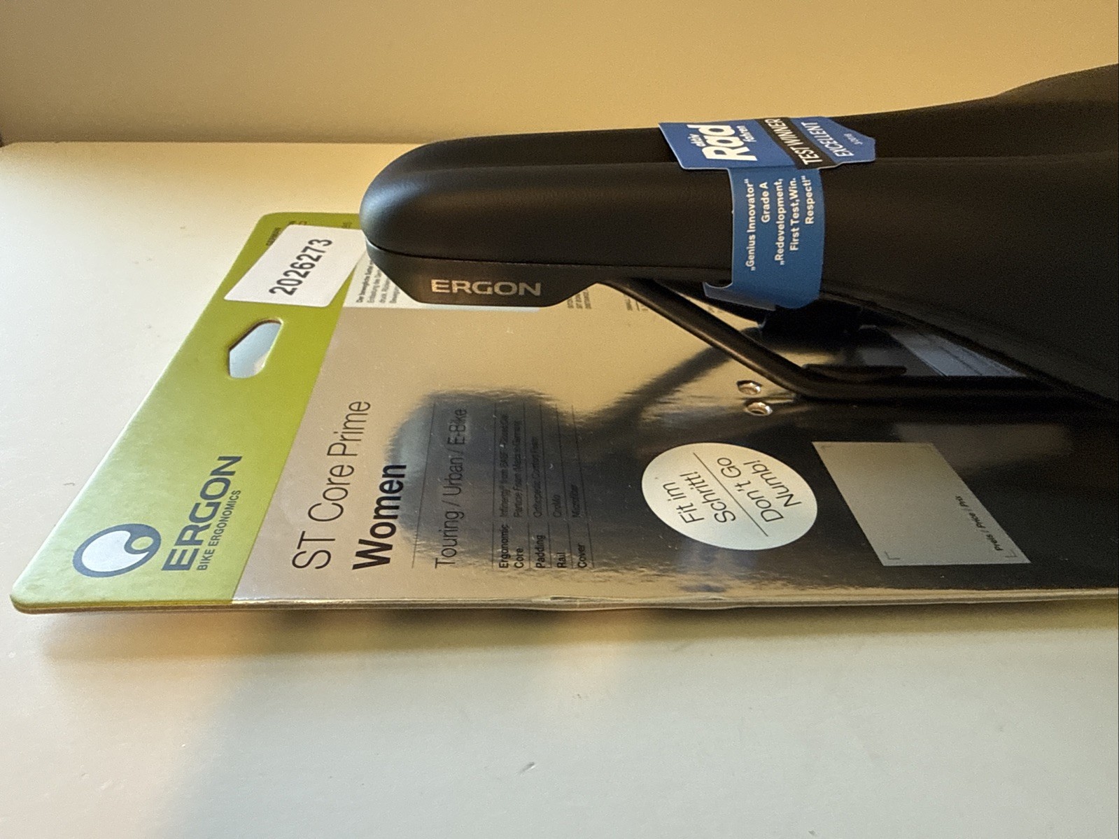 Ergon ST Core Ultra Saddle Women Black M/L