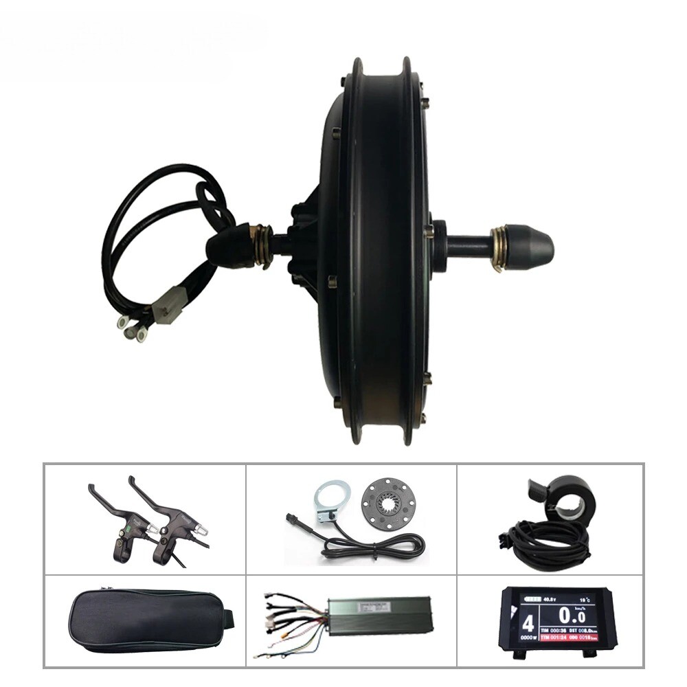 48V 1500W E-bike Motor Brushless Front Rear Freewheel/Cassette Hub Motor