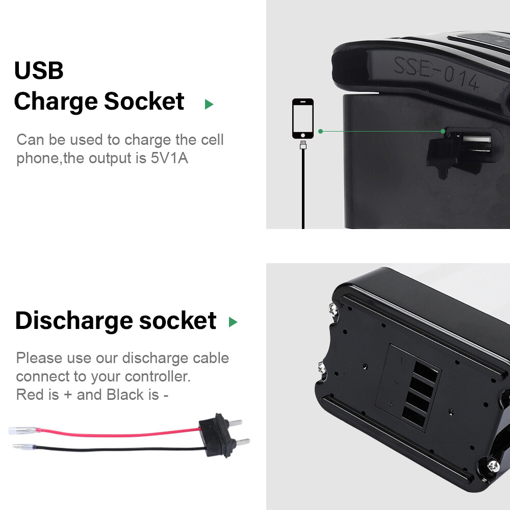 36V Lithium Battery 36V 13Ah Silverfish Ebike Battery Electric Bike Battery