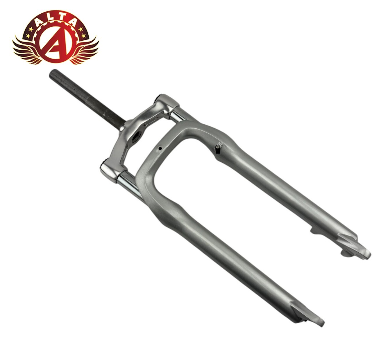 ALTA 26″ BICYCLE Suspension 1 Inch Threaded Disk Brake Fork CHROME FIT FAT BIKES