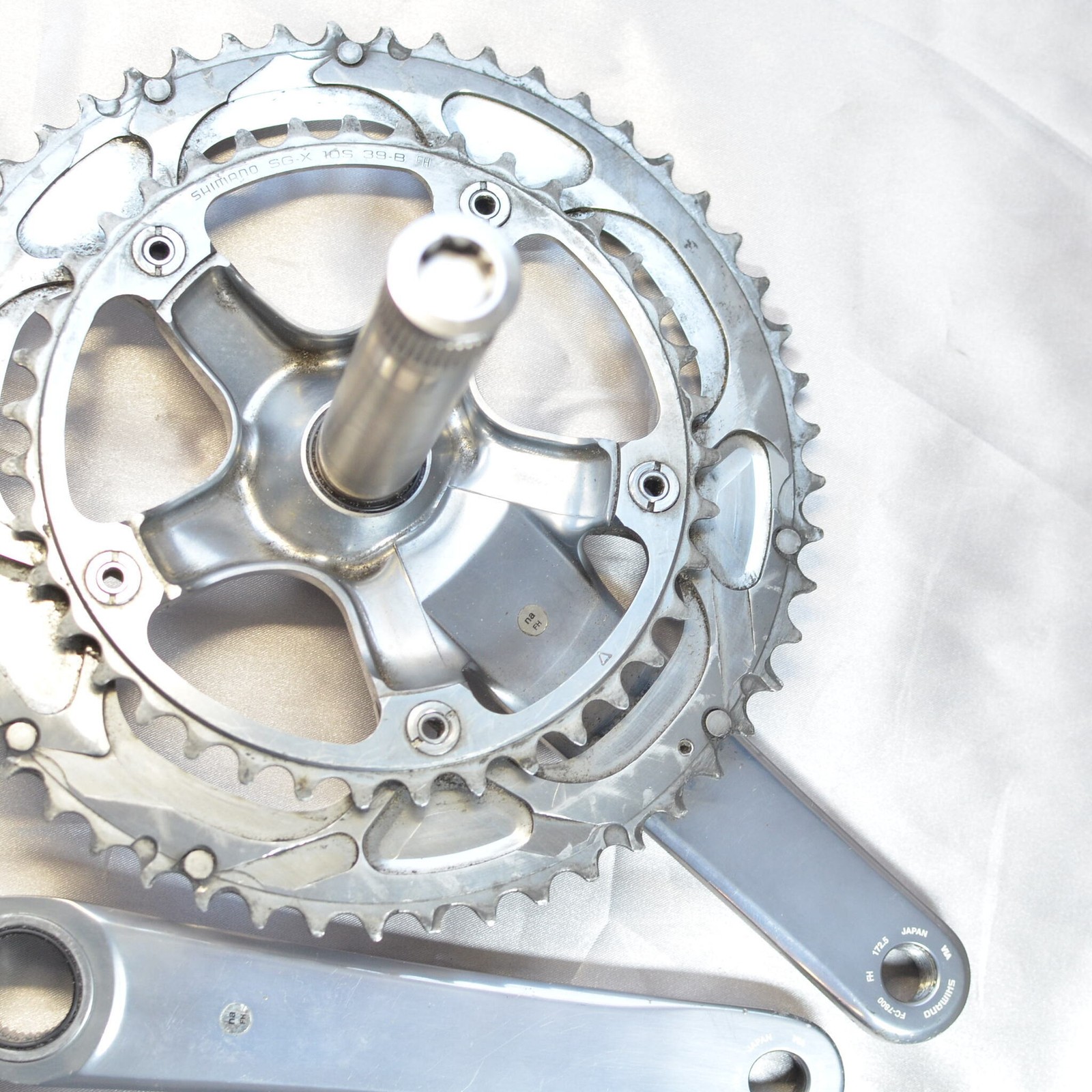 Shimano Dura Ace 7800 FC-7800 172.5mm 53-39 10 Speed Double Crankset