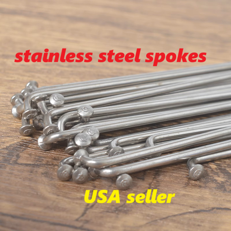Electric bike stainless steel spoke 12g x 220mm x36pcs with brass nipples in USA