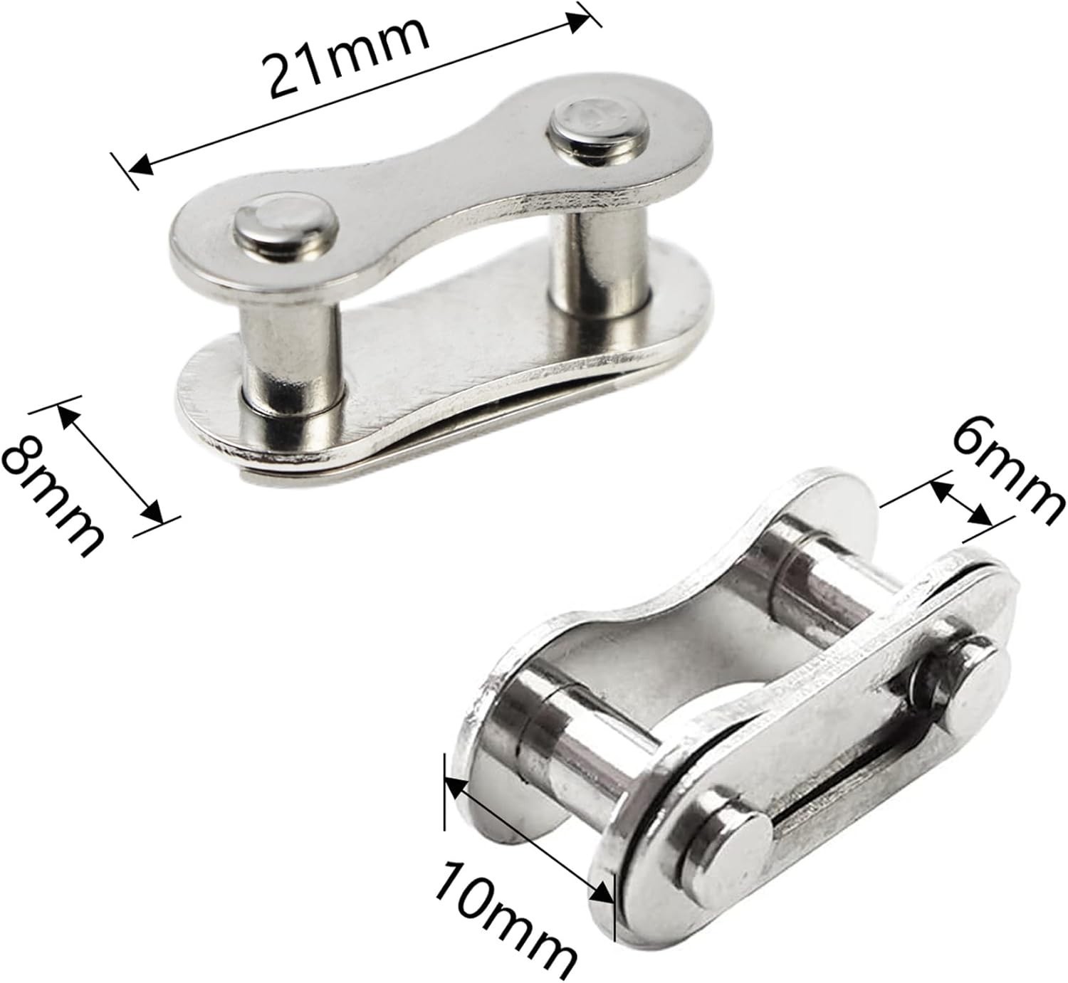 4 Pairs Bicycle Missing Link 6/7/8/9/10/11/12 Speed Chain Reusable Steel Chain
