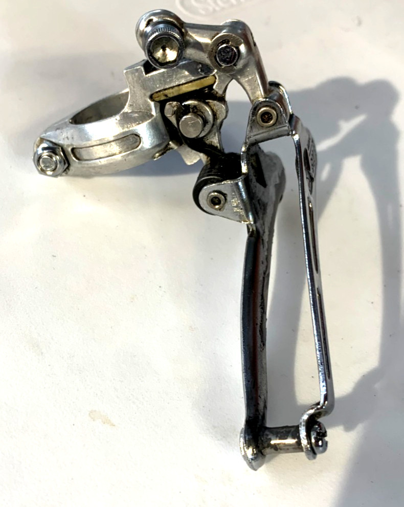 Vintage SHIMANO 600 Arabesque Double Front Derailleur 28.6 Clamp On Japan