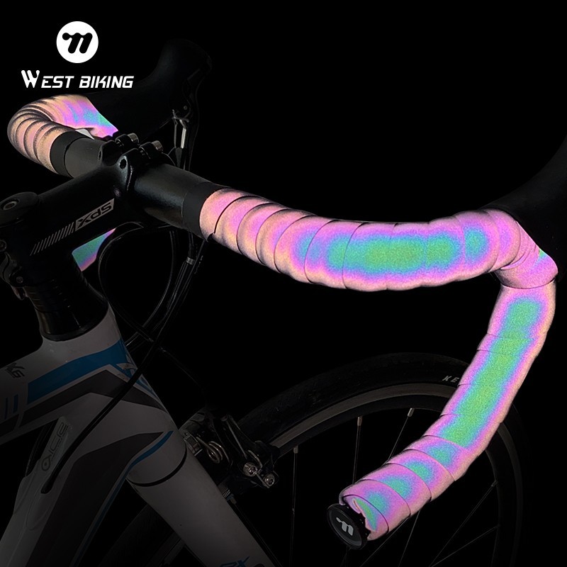 WEST BIKING Reflective Road Bike Bicycle Handlebar Tape Cycling Bar Tape Wrap
