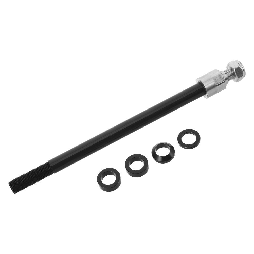 Bicycle Trailer Barrel Axle Spindle and Hub Assembly Aluminum Alloy Thru Rod