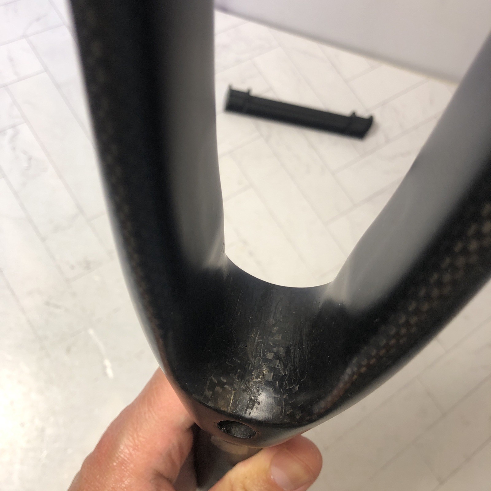 Easton EC90 SLX Rim Brake Carbon Fiber Fork w/ 1 1/8″ Steerer Tube