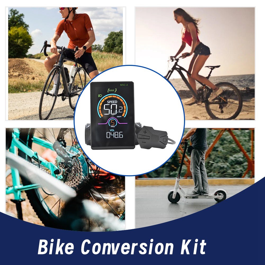 M5C-2 E-Bike Bluetooth LCD Display Meter Electric Scooter Speedometer LCD1643