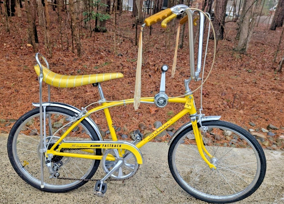 Vtg 1969 Schwinn Stingray Fastback Krate Stik-Shift 5 Spd Stick Shifter NICE
