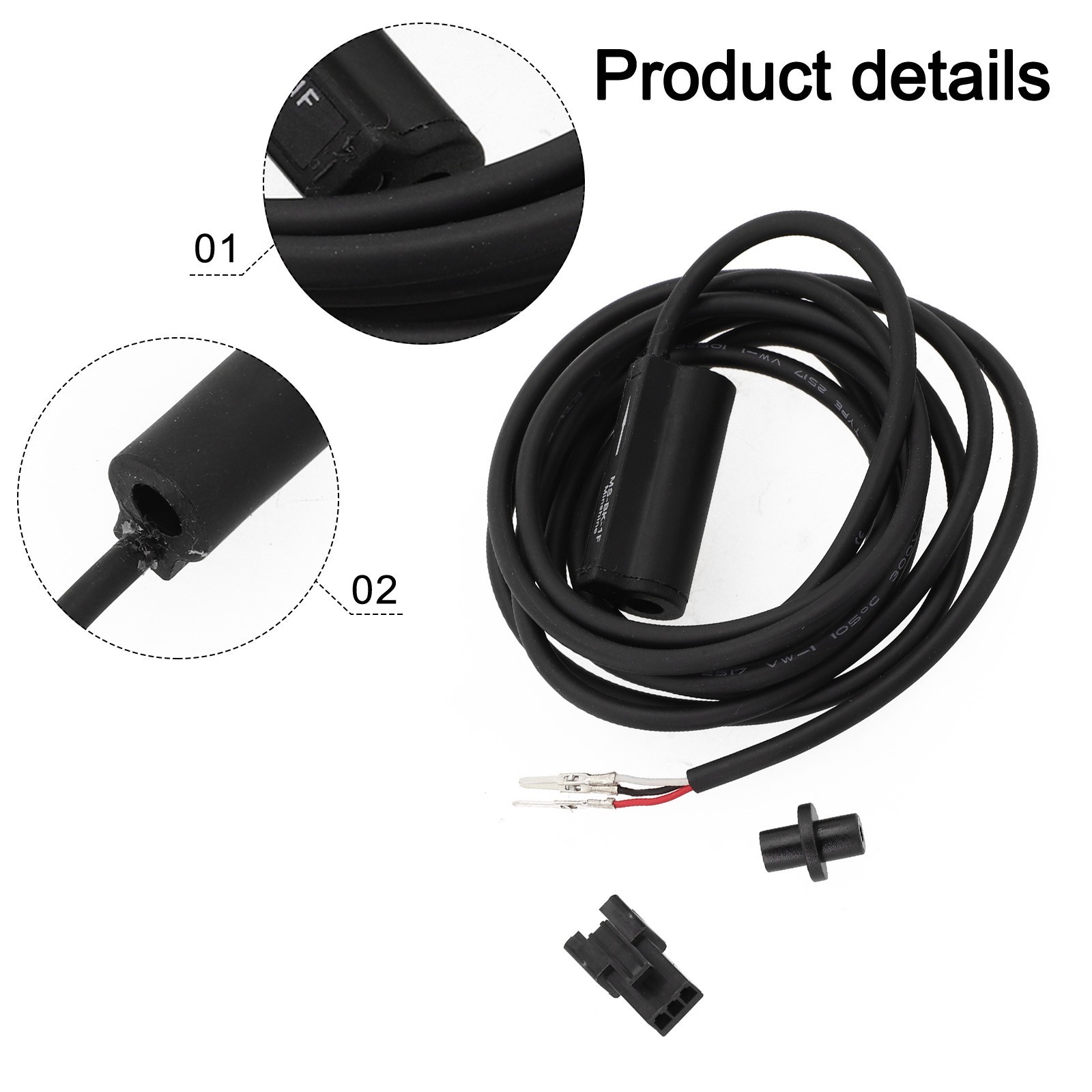 Bike Accessory Wheel Speed Sensor Black Cycling E-Bike Replacement Hot Sale