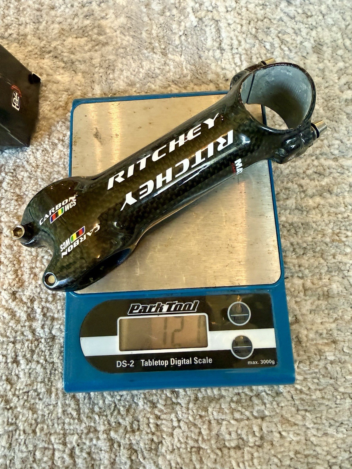 Ritchey WCS Axis 4 Carbon Bicycle Stem, 110mm, 6° Rise/Drop, Threadless, 121g