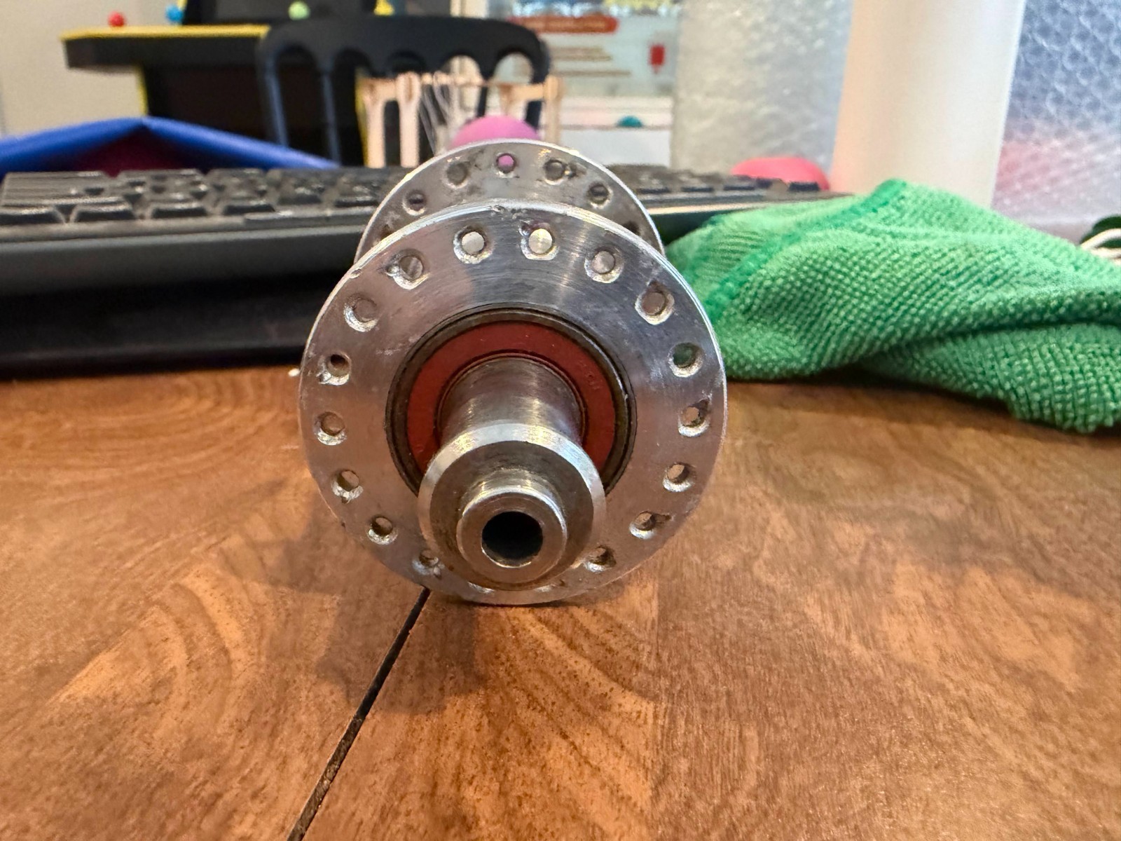 VIntage Phil Wood Low Flange Rear Hub 36H 36 Hole 126 mm 7 -Speed