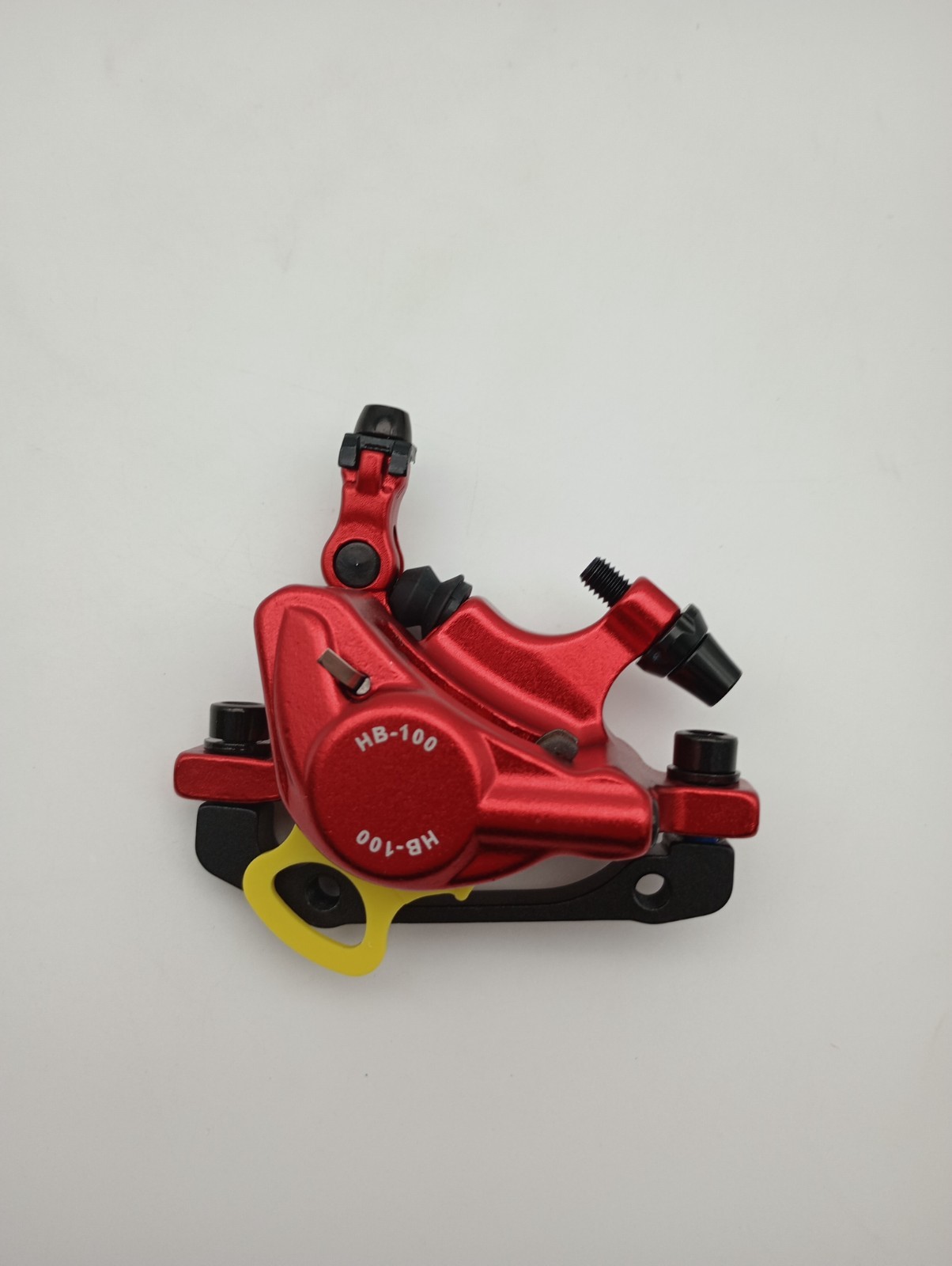 Hydraulic Disc Brake Calipers for Mountain Bikes – Front & Rear Set, Red, XTech