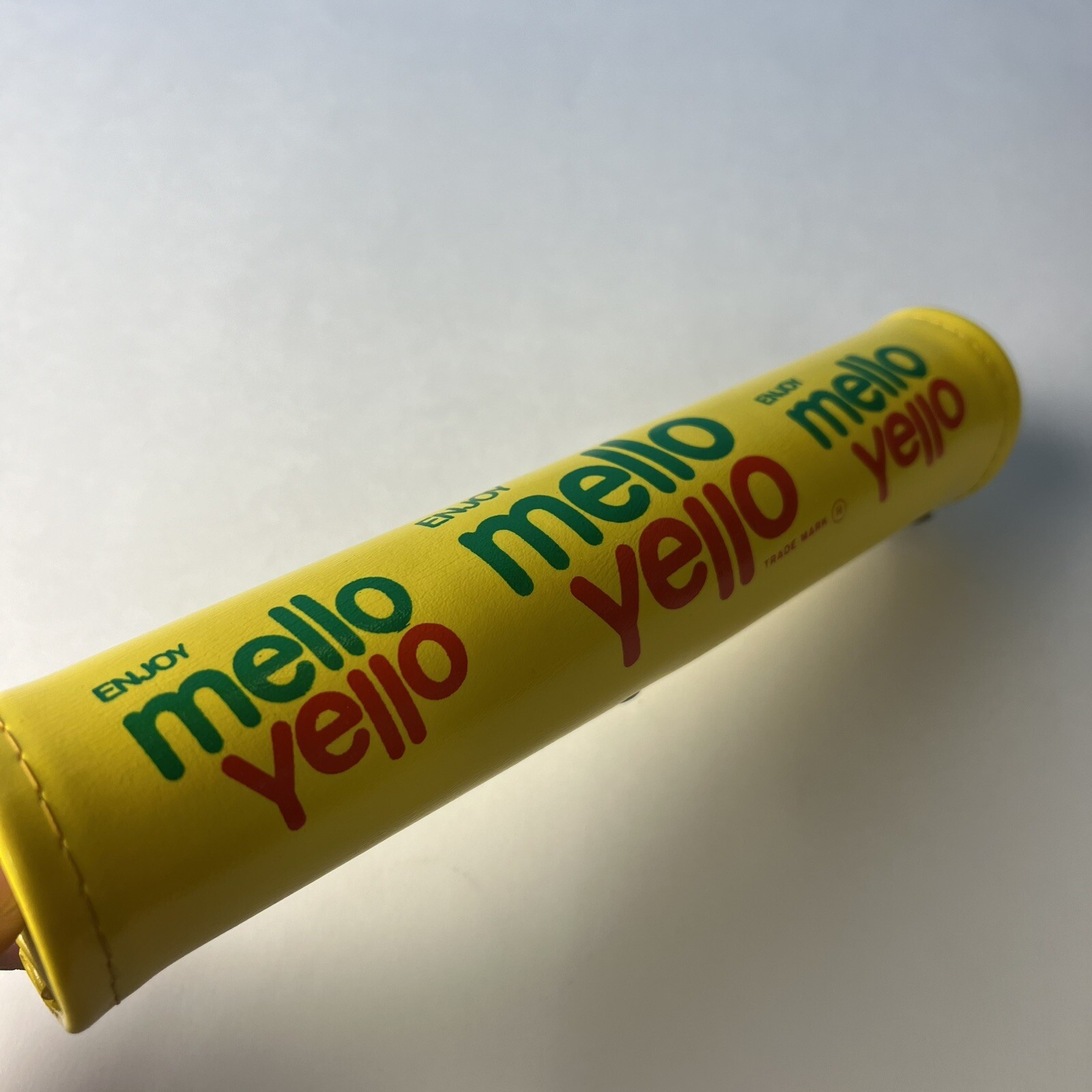 OLD SCHOOL BMX YELLOW ENJOY MELLO YELLO HANDLEBAR PAD VINTAGE NOS