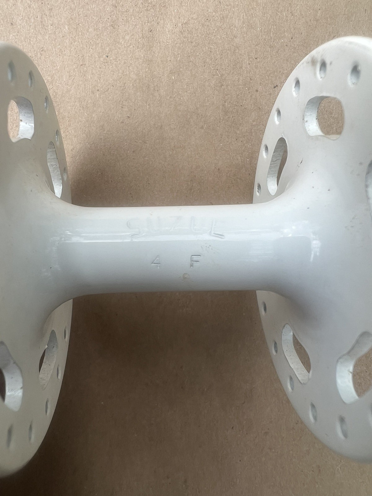 SUZUE BMX Hubs F/R White 36H Made in Japan NOS BMX New Old Stock