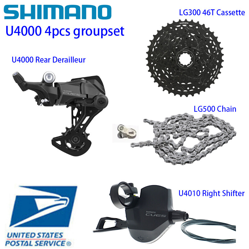 Shimano CUES U4000 4PCS 9 speed Groupset 36/41/46T Trail MTB