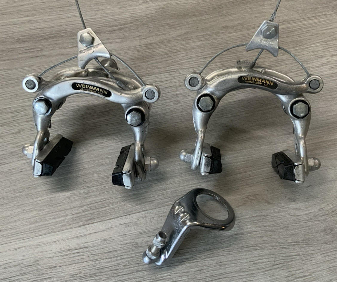WEINMANN 610 BRAKE CALIPERS CENTER-PULL 55-65 MM REACH STRADDLES FRONT GUIDE