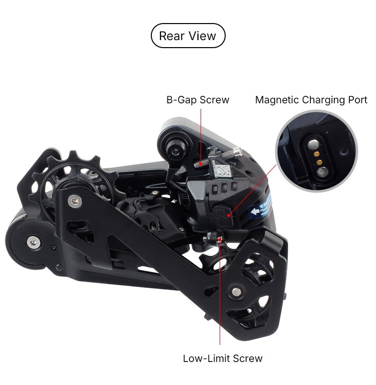 WHEELTOP EDS GeX Gravel Wireless Groupset 1x 3s-14s Max 52T Hydraulic Disc