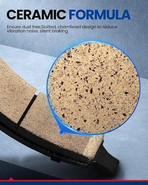 Brake Pads Kit for Kia Soul 2010-2013, Hyundai Sonata 2008-2010, D1313 Rear